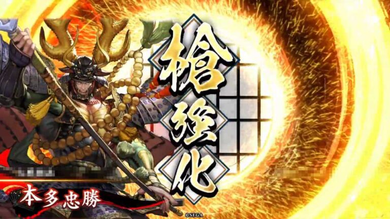 武将「本多忠勝 (ほんだただかつ)」 (名槍・蜻蛉切 (めいそうとんぼきり))